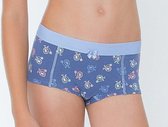 BOOBS & BLOOMERS BILLY Blue/Print meiden short M