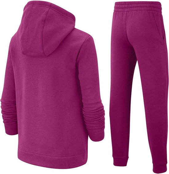 Nike Nike Sportswear CE Fleece Trainingspak - Maat 164 - Meisjes roze | bol.com