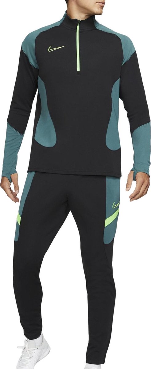 Nike Nike Dry Academy Trainingspak - Maat XL  - Mannen - zwart/groen - Nike