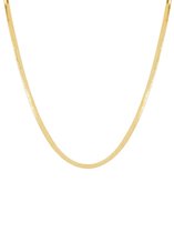 Snake chain necklace gold