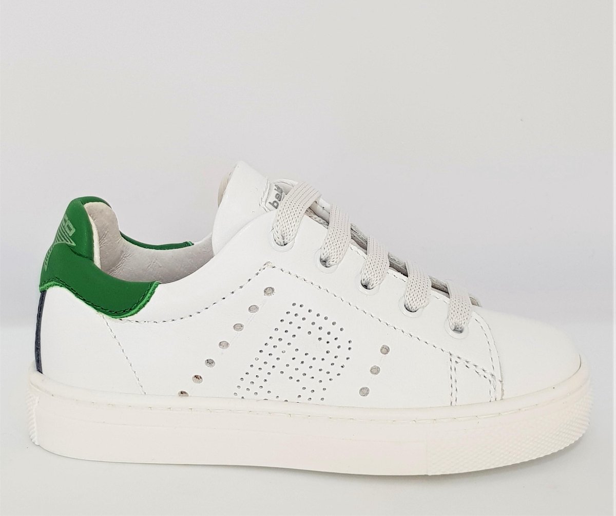 Balducci tennisschoen - wit/groen - leer - maat 30
