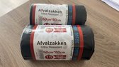 DAFNE Afvalzakken - 60 liter - T50 - 60x80 cm - 15 stuks - 100% recyclebaar - milieuvriendelijk