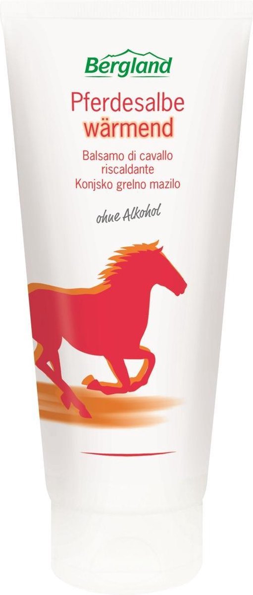 Bergland Paardenzalf 200 ml - spierbalsem verwarmend - natuurlijk en Biologisch