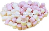 Mini - Marshmallows - Roze-Wit 1kg - geboorte - babyshower - geboortesnoep