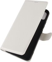 Mobigear Telefoonhoesje geschikt voor Realme C11 (2020) Hoesje | Mobigear Classic Bookcase Portemonnee | Pasjeshouder voor 3 Pasjes | Telefoonhoesje voor Pinpas / OV Kaart / Rijbewijs - Wit