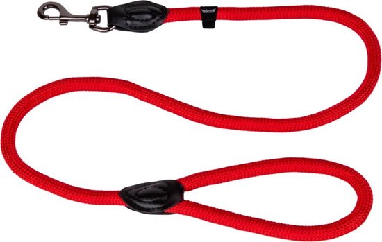 Dierenbenodigdheden Vadigran Leiband Classic Nylon Rond Rood 120Cmx13Mm