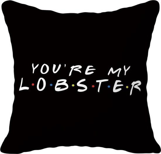 Friends TV-Show Kussenhoes | 45 x 45 cm | Friends tv serie Merchandise Sierkussenhoes | Nr. 8 You're my lobster