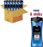 Axe Douchegel - You Refreshed 3 in 1 - 6 x 400 ml - Voordeelverpakking