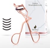 Naera Professionele Wimperkruller - Inclusief 5 Non-stick Siliconen Pads - Eyelash Curler - Rose Goud
