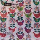 Paper+Design - servetten - 33 x 33 - lunchservetten -Slavic pattern