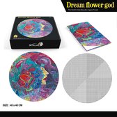 Ronde Puzzel - Dream Flower - 500 stukjes - kinderen en volwassenen