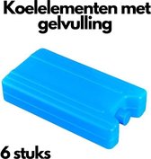 Koelelementen voor Vriezer, Koeltas of Koelbox - 6 Stuks - 400gr