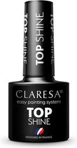 Claresa UV/LED Topcoat Shine 5ml. - Transparant - Glanzend - Top en/of basecoat