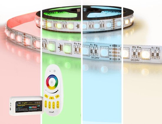 Led strip 15 meter RGBW Premium 1080 Leds- complete set | bol.com