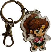 Plexiglas sleutelhanger Sailor gebaseerd op een karakter uit Sailor Moon (kawaii, animé, manga)