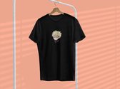 Bakugo Head Chibi T-Shirt | Boku no hero Academia | BNHA | Anime Merchandise Unisex Maat S Zwart