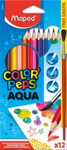 Crayon de couleur aquarelle color'peps x 12