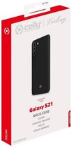 Celly Samsung Galaxy S21 achterkant hoesje zwart