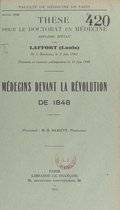 Médecins devant la Révolution de 1848