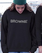 Blondie & Brownie Trui (Brownie - Maat 3XL) | BFF Koppel Sweater | Best Friends Forever