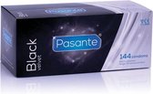 Pasante Black Velvet condooms 144 stuks - Drogisterij - Condooms - Zwart - Discreet verpakt en bezorgd