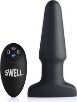 Opblaasbare en Vibrerende Buttplug - Dildo - Buttpluggen - Zwart - Discreet verpakt en bezorgd