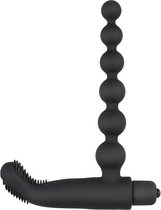 Beaded Buddy Vibrator - Zwart - Dildo - Buttpluggen - Zwart - Discreet verpakt en bezorgd