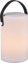 LED Tafellamp - Torna Berimany - Bluetooth Speaker - Dimbaar - Spatwaterdicht - Afstandsbediening - USB Oplaadbaar - RGBW - Wit