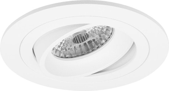Spot Armatuur GU10 - Proma Alpin Pro - Inbouw Rond - Mat Wit - Aluminium -  Kantelbaar... | bol.com