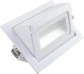 OSRAM - LED Downlight - Inbouw Rechthoek 36W - Warm Wit 3000K - Mat Wit Aluminium - Kantelbaar 230x140mm