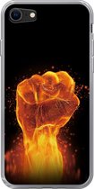 Apple iPhone SE (2020) - Smart cover - Transparant - Firefist