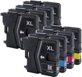 Inkmaster Huismerk cartridges voor LC-985XL | Multipack van 4 inktcartridges voor Brother DCP J125, J140W, J315W, J515W, MFC J220, J265W, J410, J415W