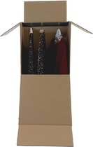 Garderobedoos  - Verhuisdoos voor kleding  - Kledingdoos - Extra dik dubbelgolf karton