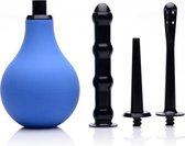 Premium One-way Valve Intieme Douche Set - Drogisterij - Douche Intiem - Blauw - Discreet verpakt en bezorgd