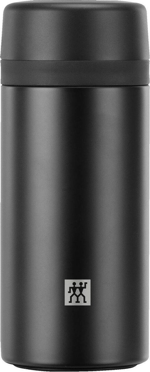 Zwilling Thermo thermosfles met zeefinzet 420 ml - zwart