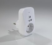 Heitech Contactdoos met automatische intervalschemerschakelaar