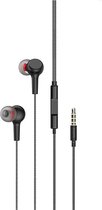 HOCO M78 El Placer - In Ear Oordopjes - Oortjes met draad en microfoon - 3,5mm Jack aansluiting - 120cm kabel - Zwart