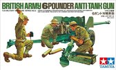 Tamiya British 6-Pounder Anti-Tank Gun + Ammo by Mig lijm