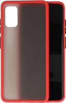 Coque Rigide Combinaison de Couleurs Samsung Galaxy A41 - Rouge