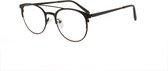 Icon Eyewear HCB022 Sam Leesbril +1.00 - mat zwart metaal