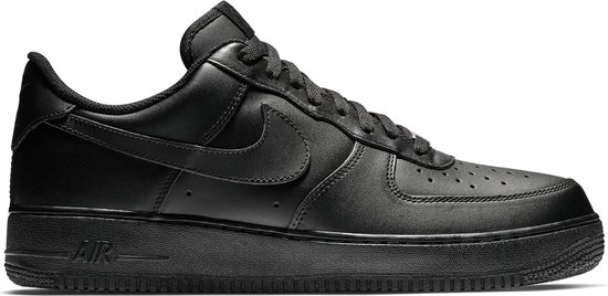Nike Nike Air Force 1 '07 Heren Sneakers - Black/Black