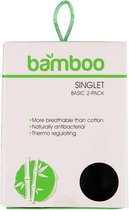 Dames Bamboe Hemd - 2-pack - Zwart - Maat XL