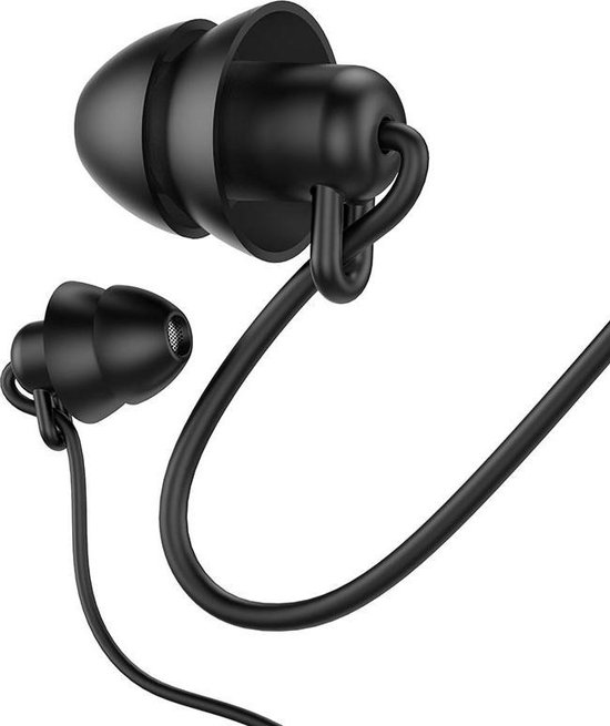 Hoco Mini In-Ear Silicone Slaap Oordopjes 3.5mm - Zwart | bol.com