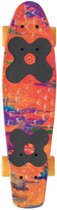 Skateboard Penny Board Volwassenen/Kinderen/Jongens/Meisjes  - Choke - Juicy Susi Trick Me Oranje Patroon 57 cm - 22.5 inch - Polypropeen