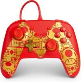 PowerA Nintendo Switch controller|Switch pro controller|Mario Gold Edition|Mario|Bedraad|Mario 3d world|