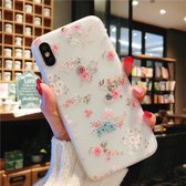 iPhone 11 Pro Max hoesje bloemen siliconen case