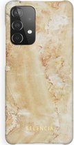 Selencia Maya Fashion Backcover Samsung Galaxy A52(s) (5G/4G) hoesje - Marble Sand