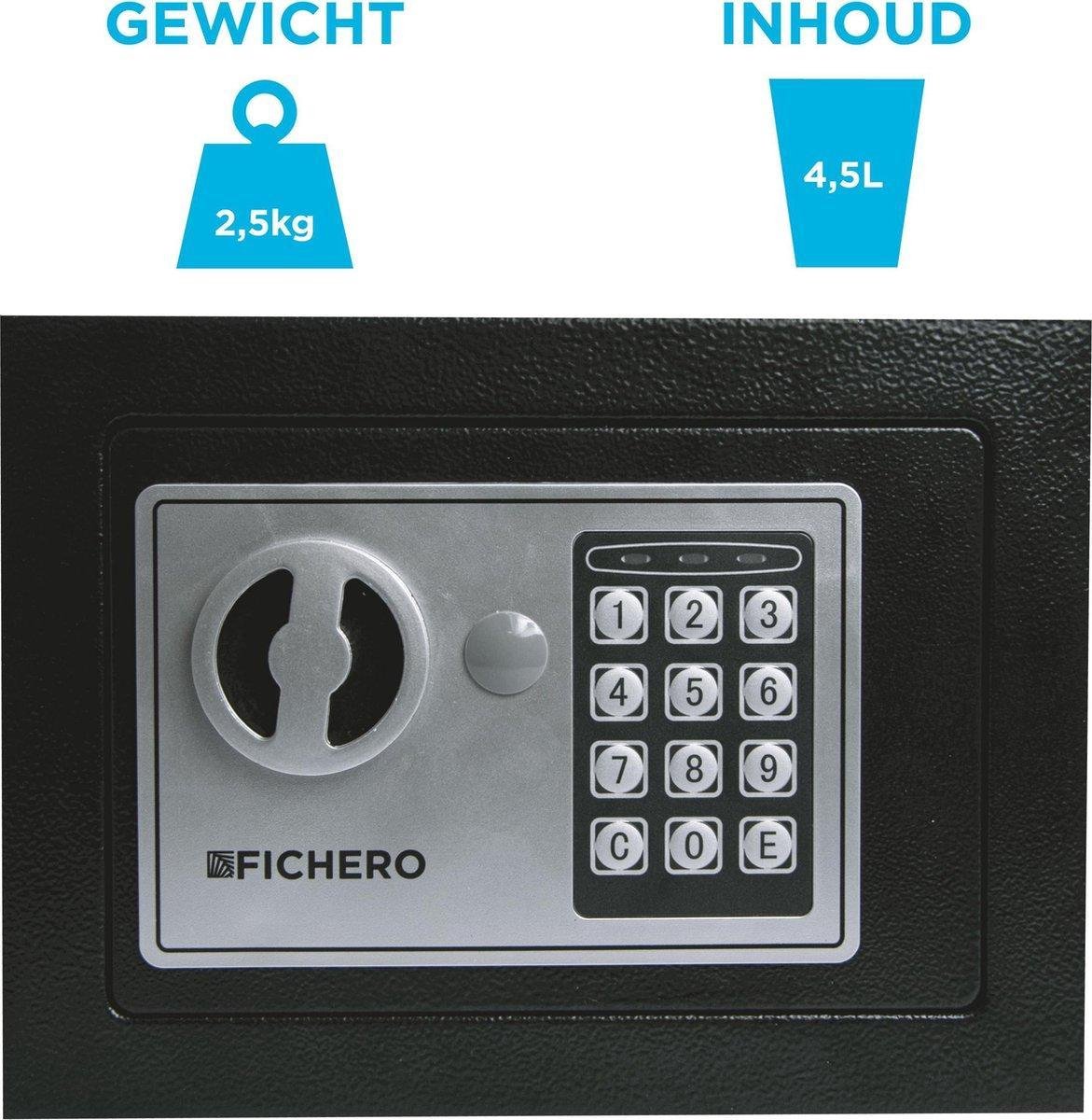 Elektrische kluis - Kluis - Kluisje - Safe - Locker - Kluis met code en sleutel - Supersafe - Product of the year - Ultra veilige kluis