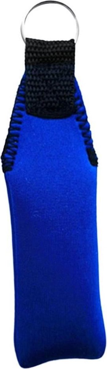 Neopreen drijvende sleutelhanger - 14cm - BLAUW