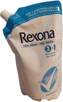 Rexona 2 in 1 - Showel Gel Navulverpakking - Voordeelset (5x500ml)